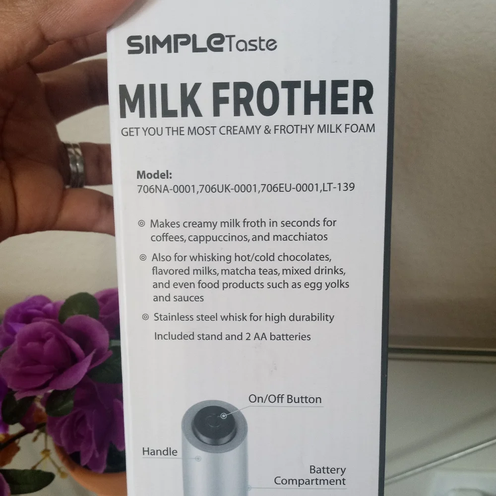 Milk Frother By Simple Taste Brand New - Picture 2 of 4
